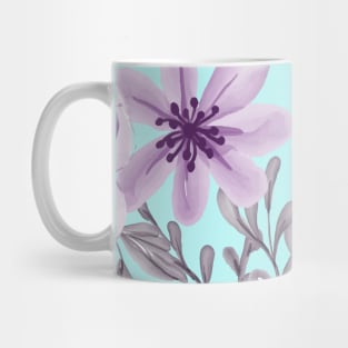 Butterfly and Flower Pattern Mug